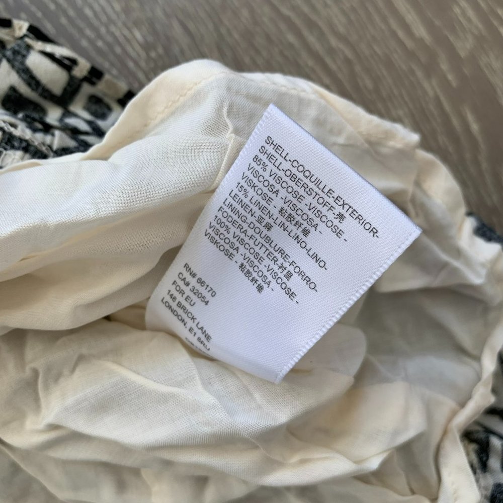 Urban Outfitters Tie-Shoulder geo print mini dress - Picture 14 of 16